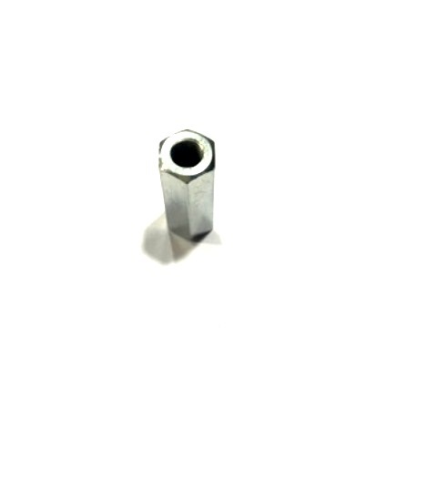 Distance Nut M7mm, cylinder cowling-engine cover, for Vespa PE, PX 125-150, l=29mm (hexagonal)